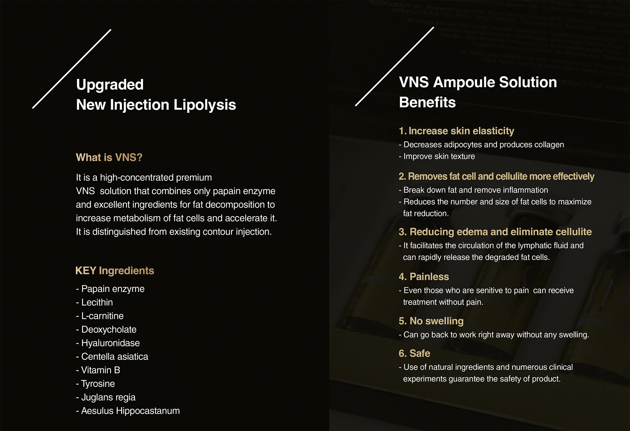 VNS - Lipolytic Solution · product information