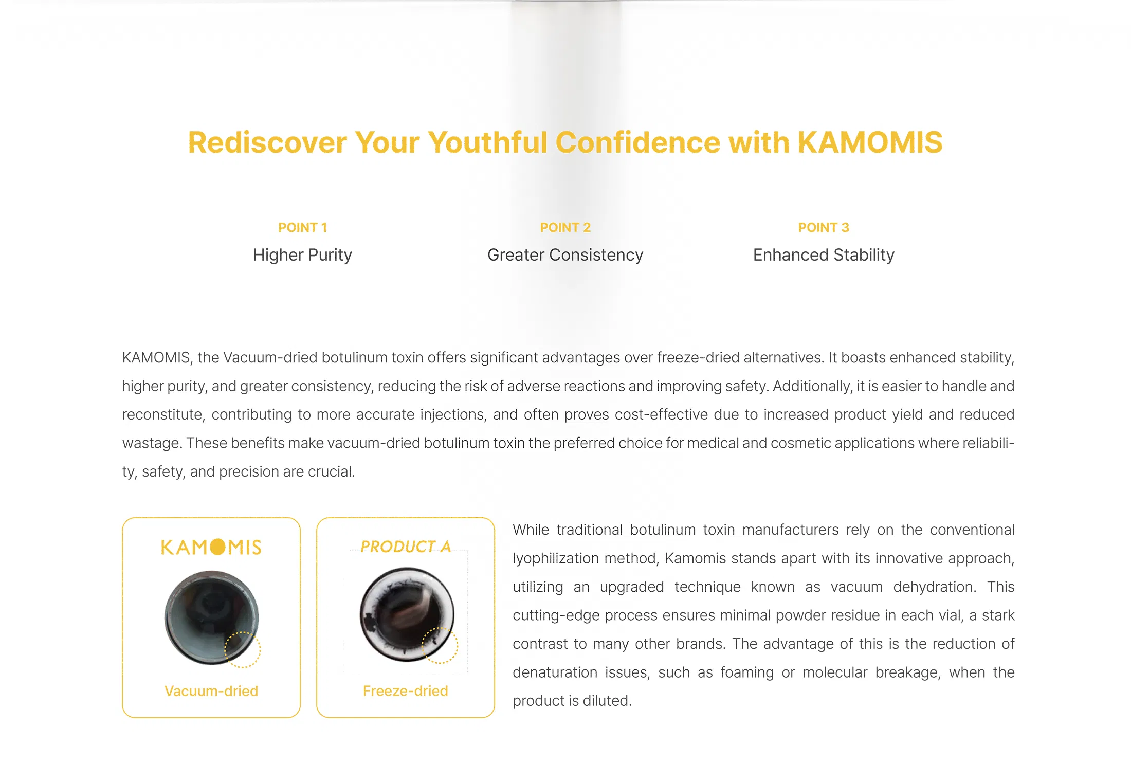 Kamomis 100 Units · product information