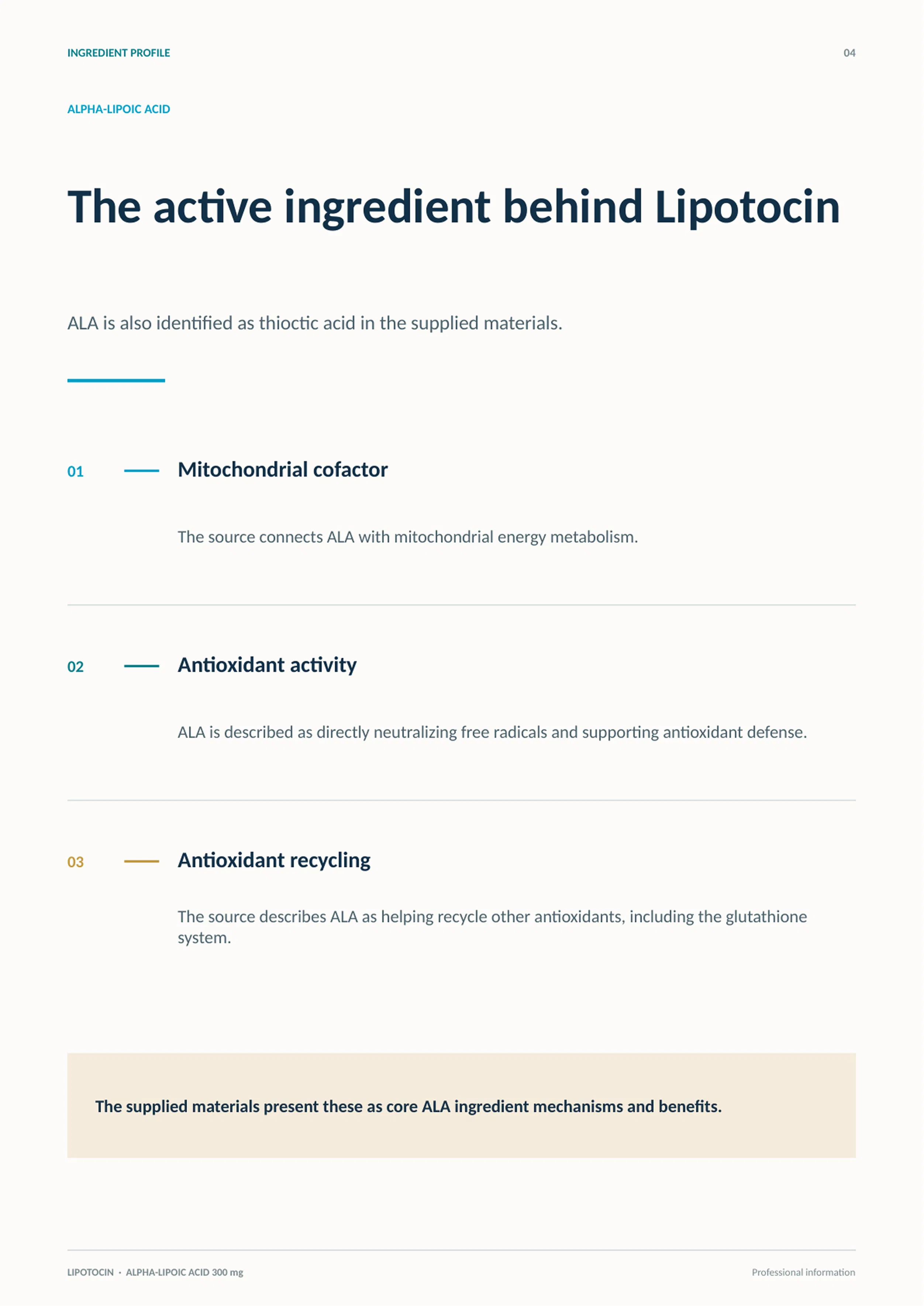 Lipotocin Inj. 300mg · información del producto