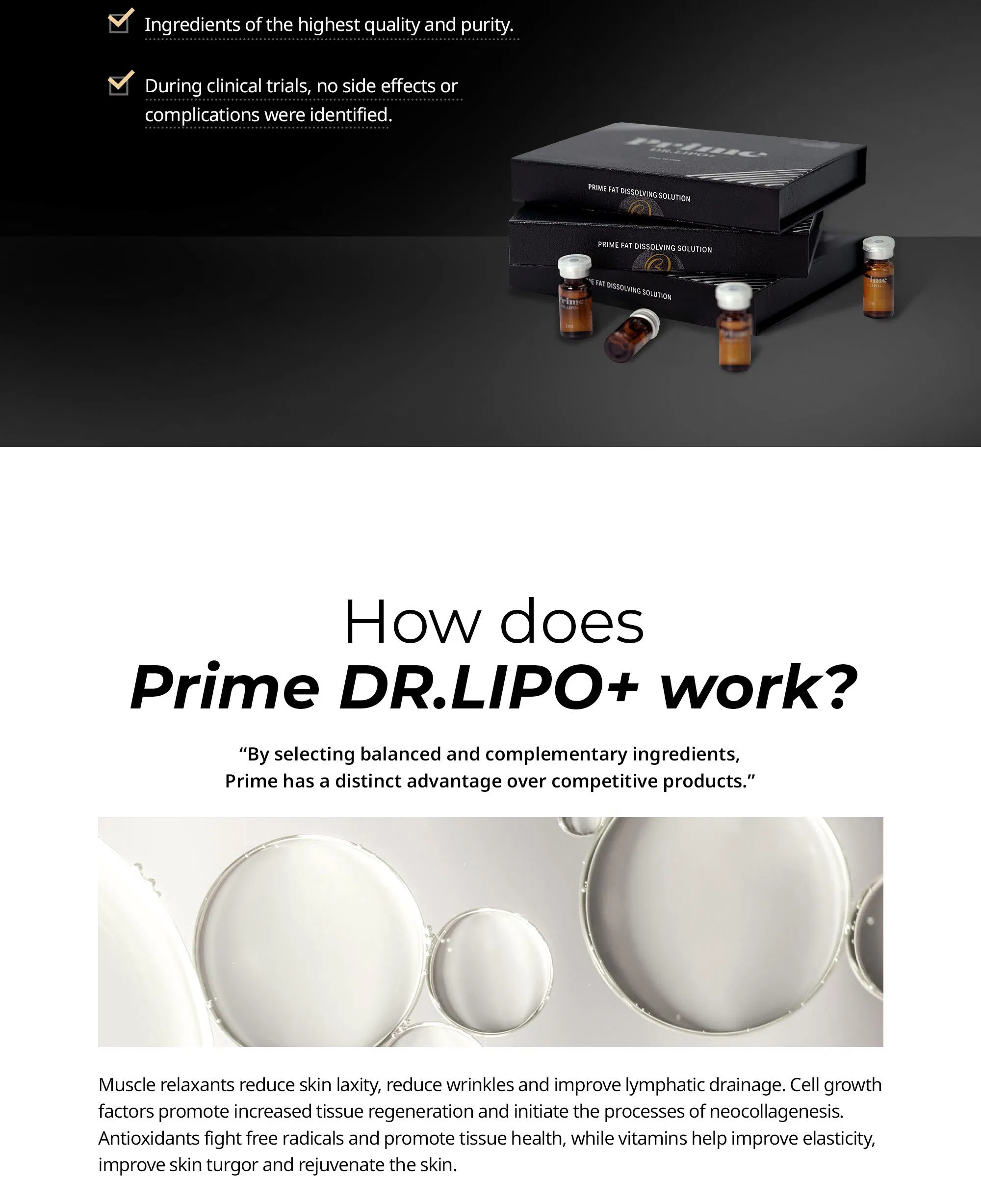 Prime Dr.Lipo+ · product information