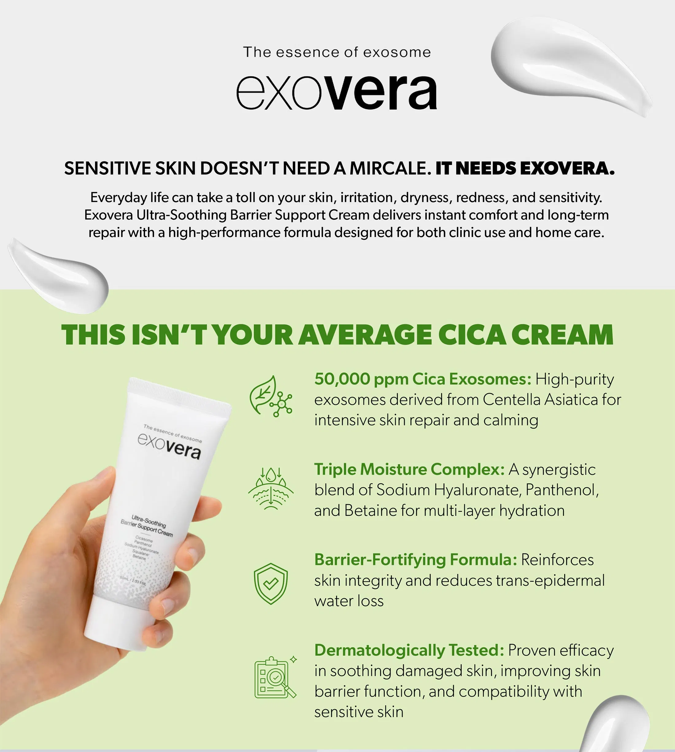 Exovera Ultra-Soothing Barrier Support Cream · product information