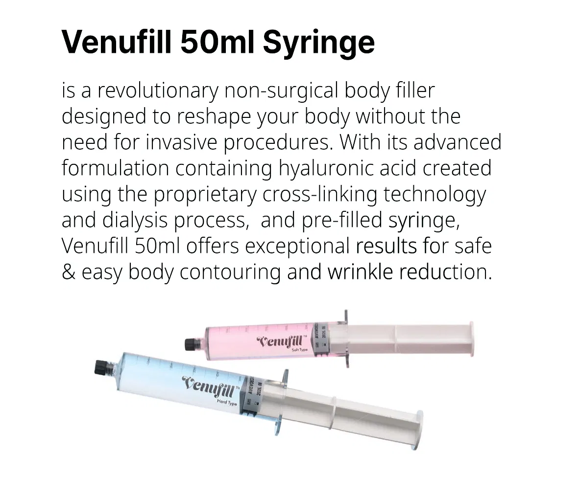 Venu Fill Body Filler Soft Type · product information