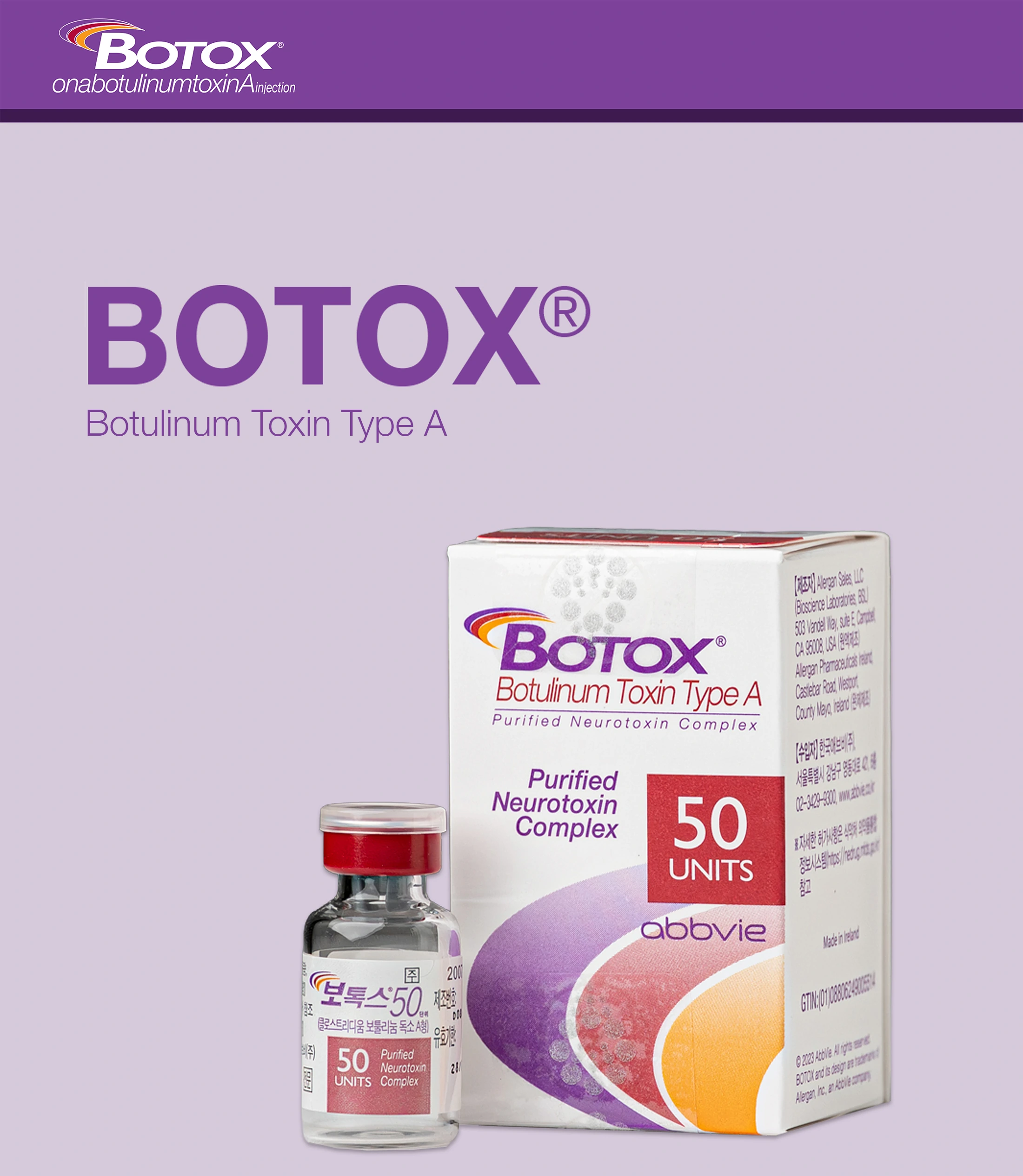Botox 50 unidades · información del producto