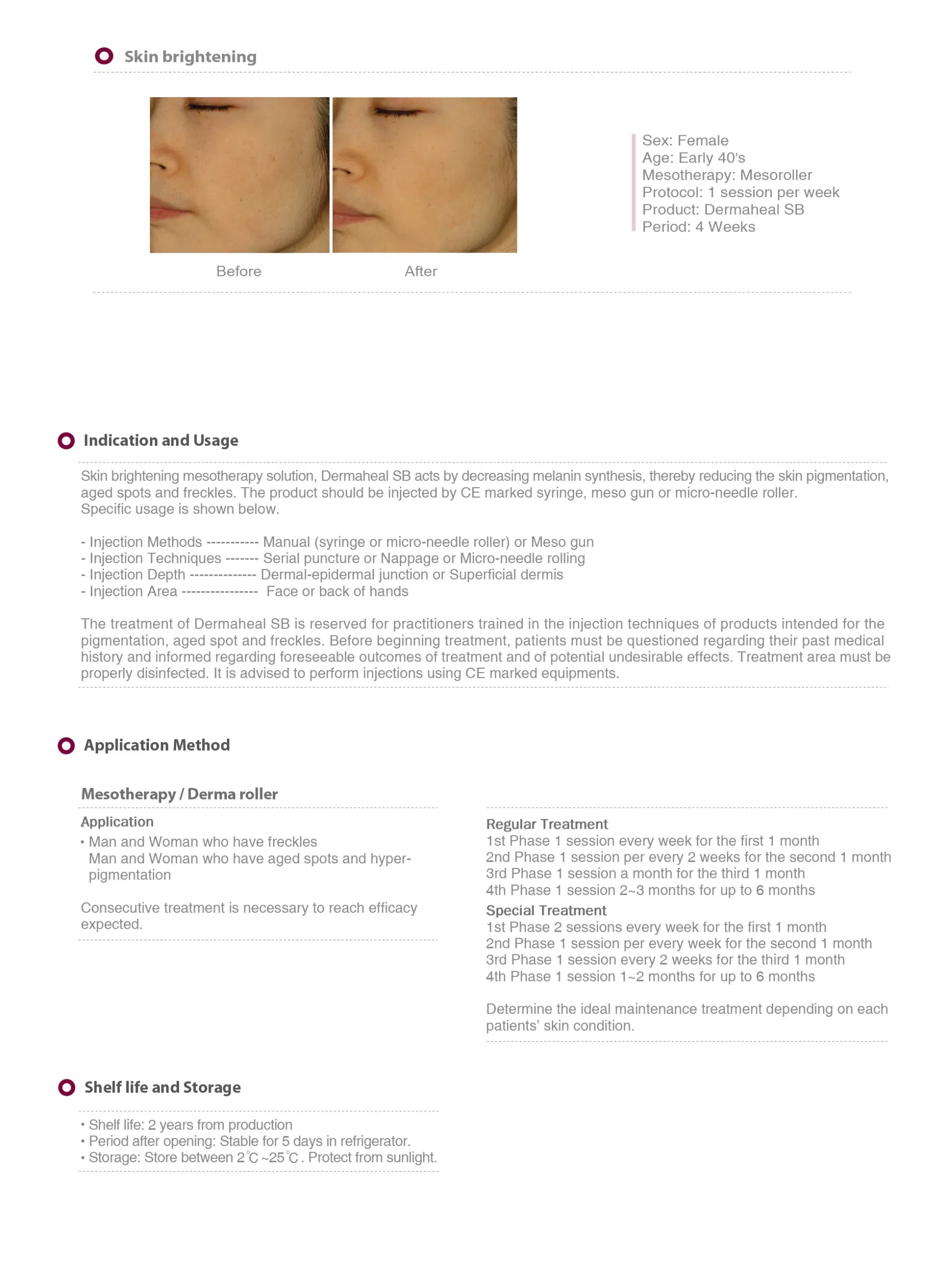 Dermaheal SB · product information