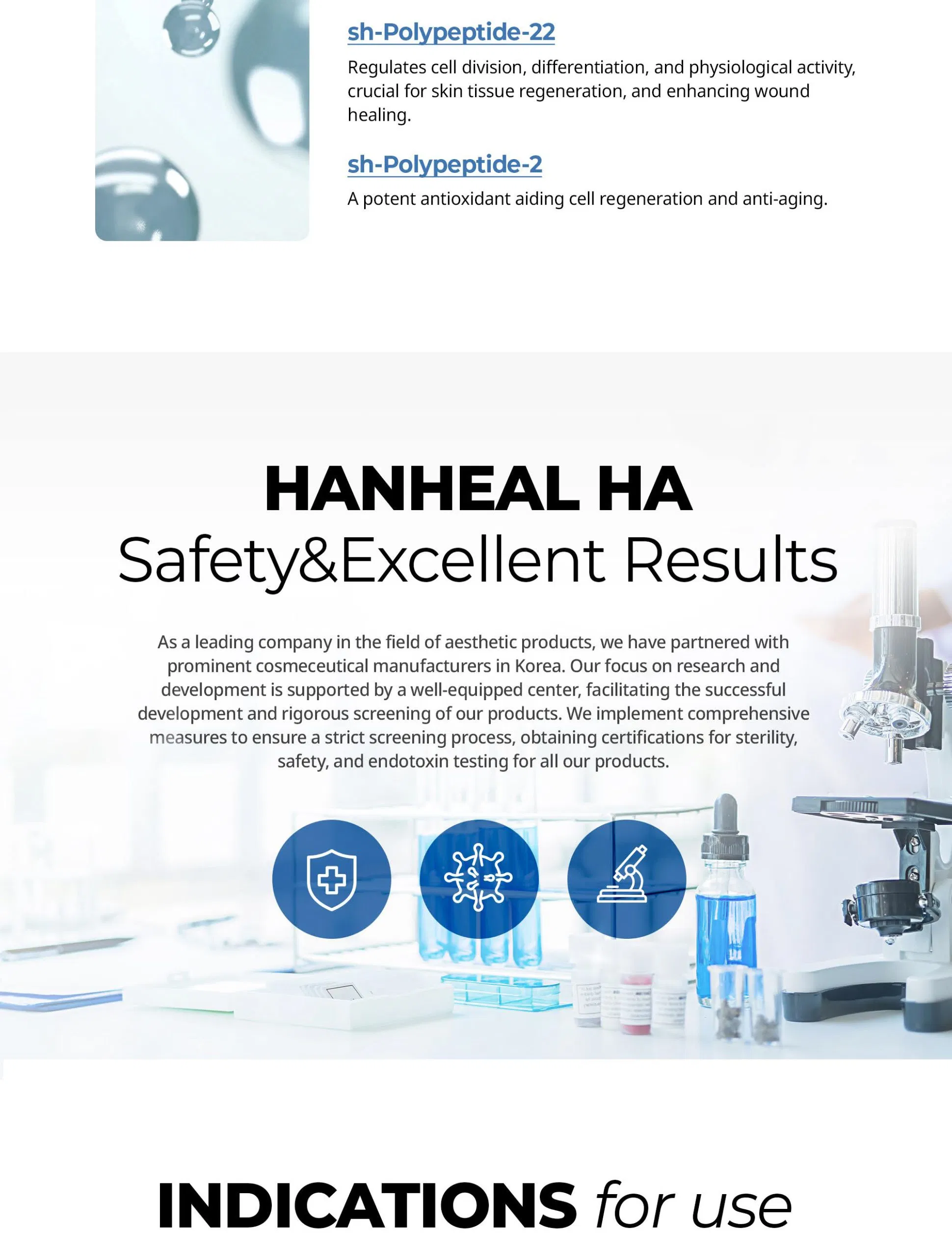 Hanheal HA Ampoule · product information