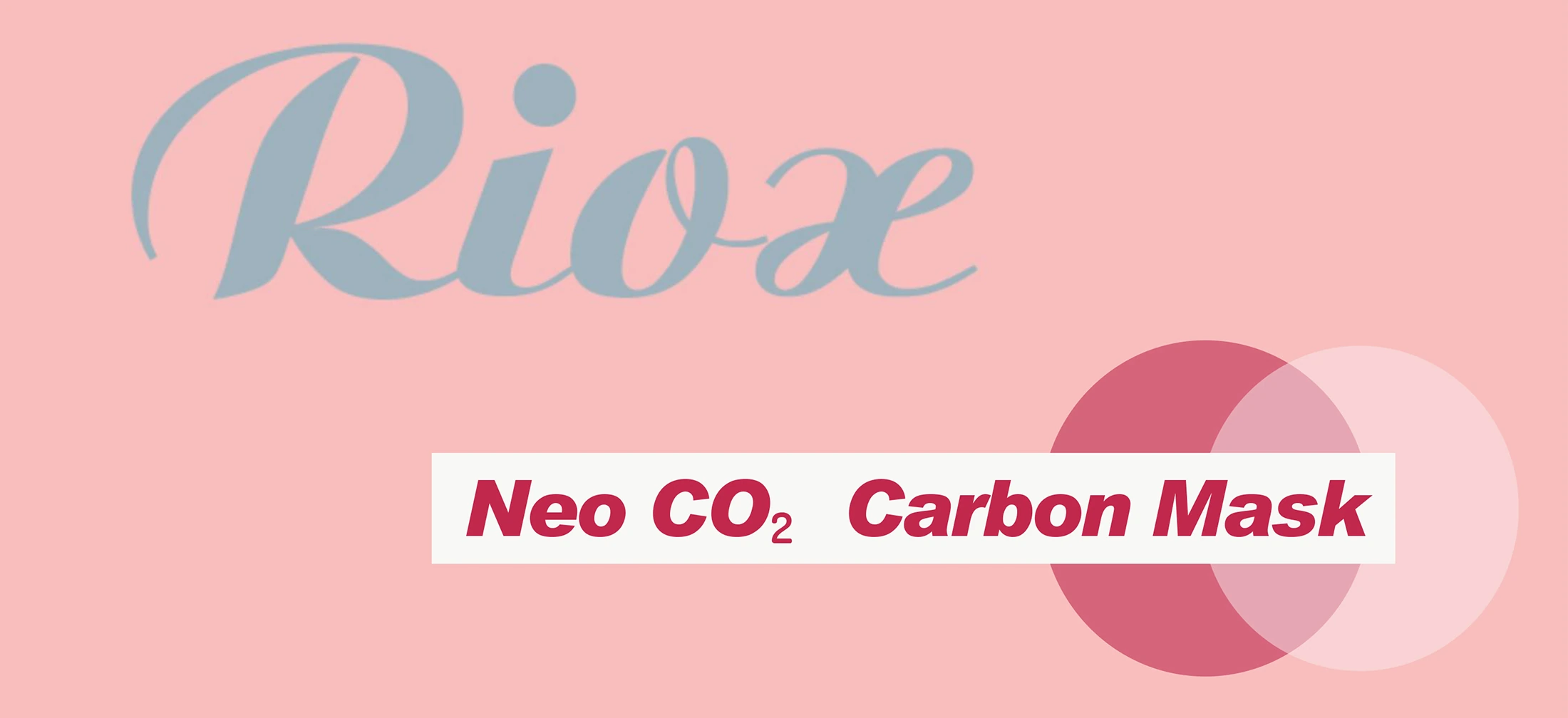 Riox, mascarilla de carbono CO2 rica en oxígeno · información del producto