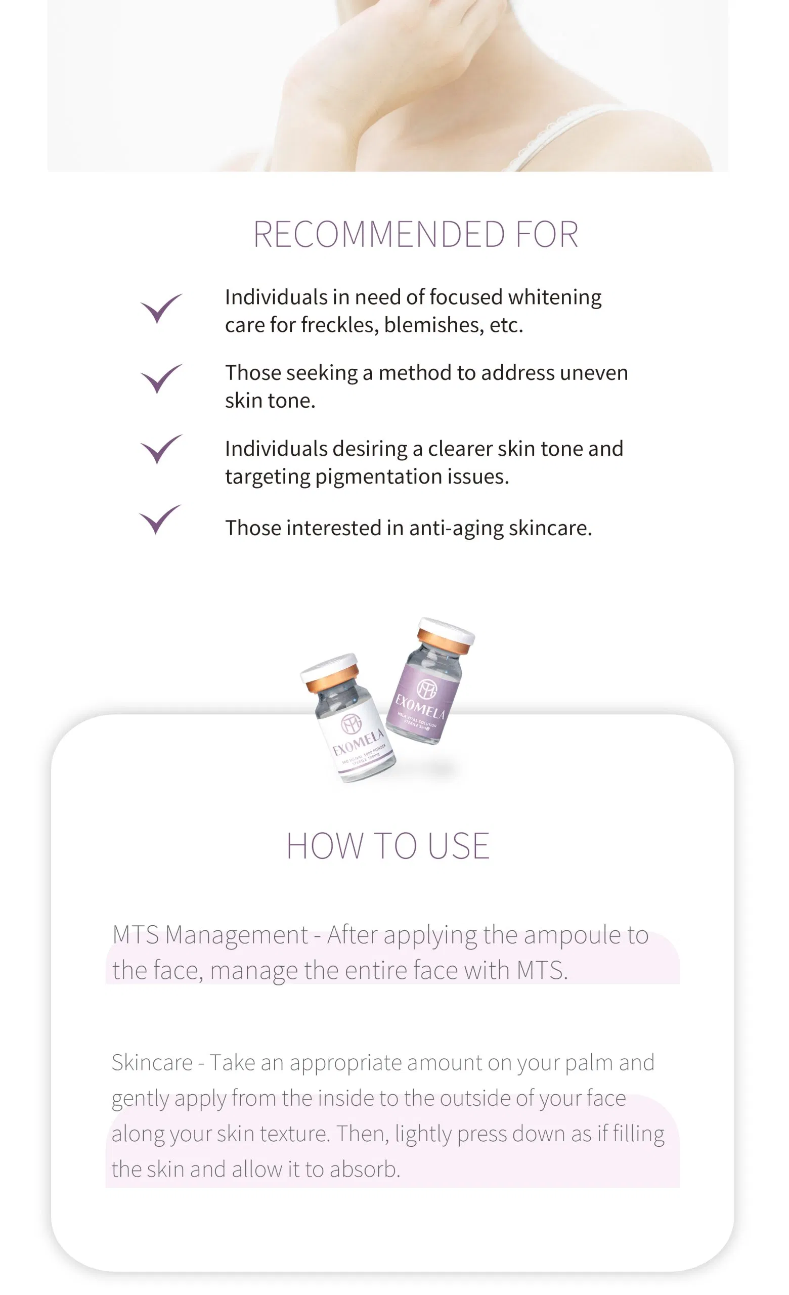 GTM Exomela · product information