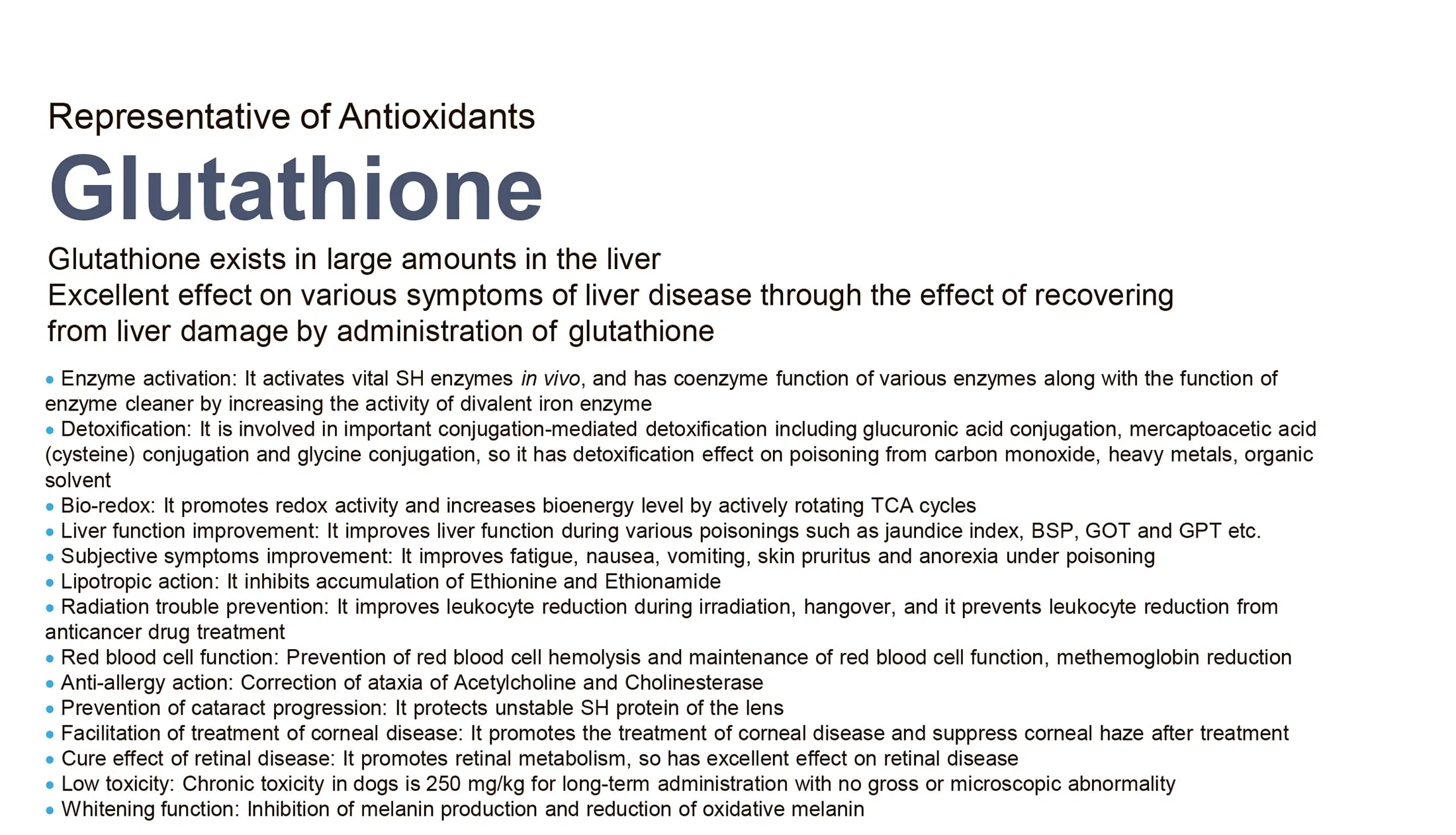 Glutaone Inj. 1200mg · product information