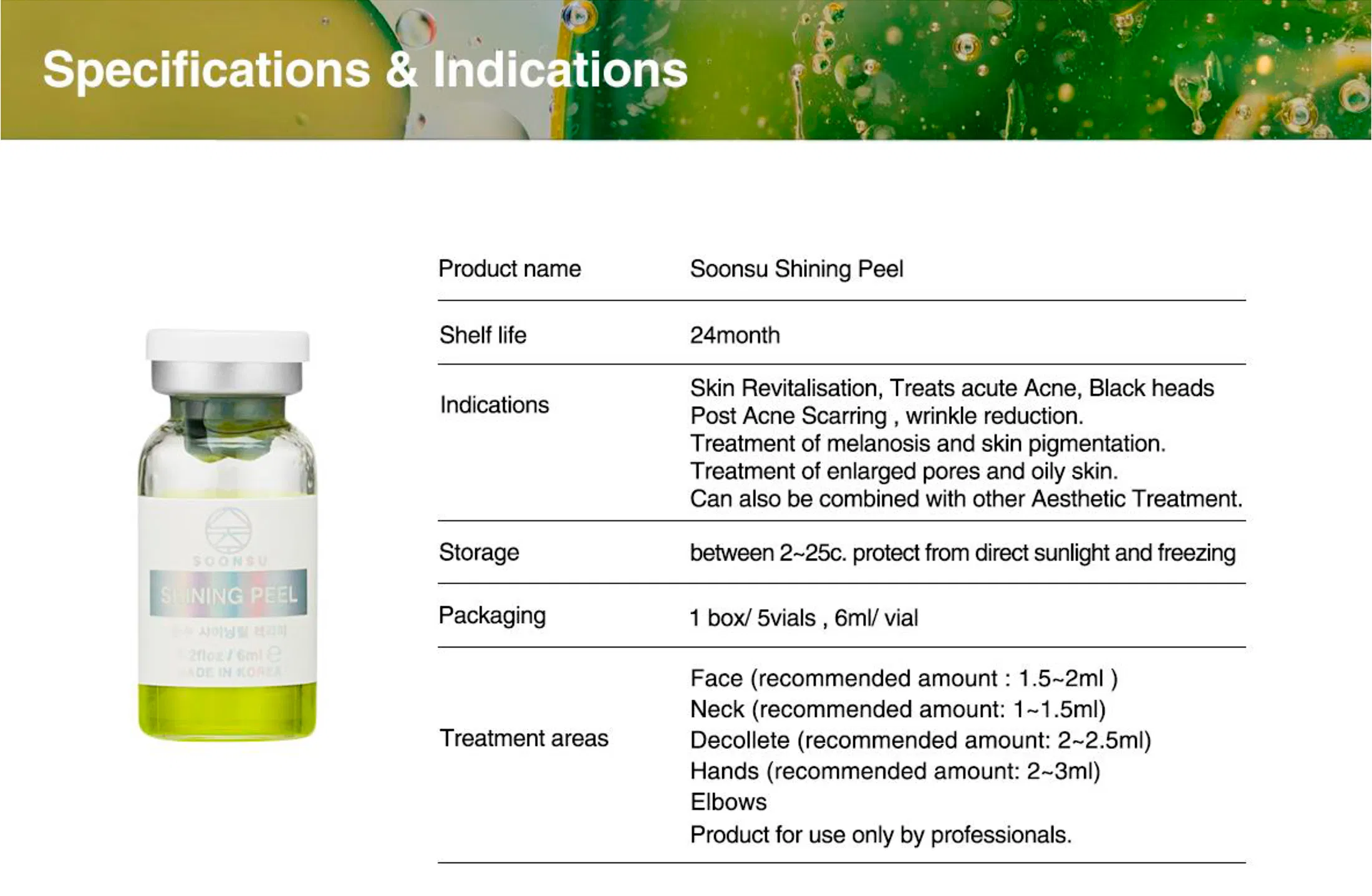 Soonsu Shining Peel · product information