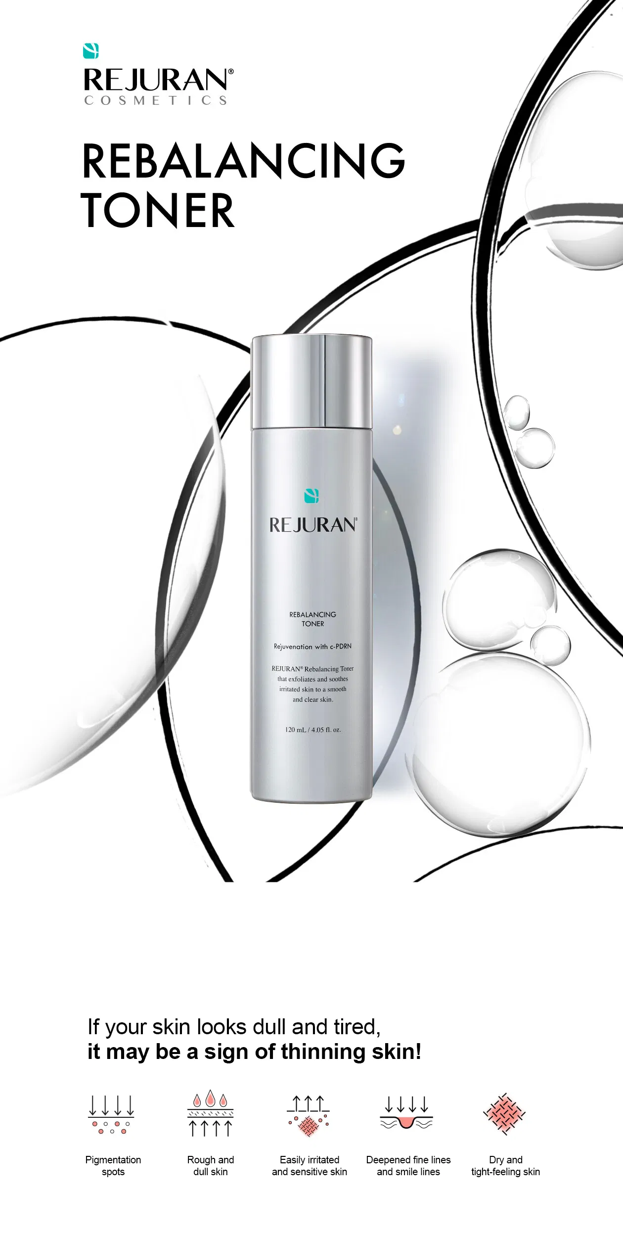 Rejuran Rebalancing Toner · información del producto