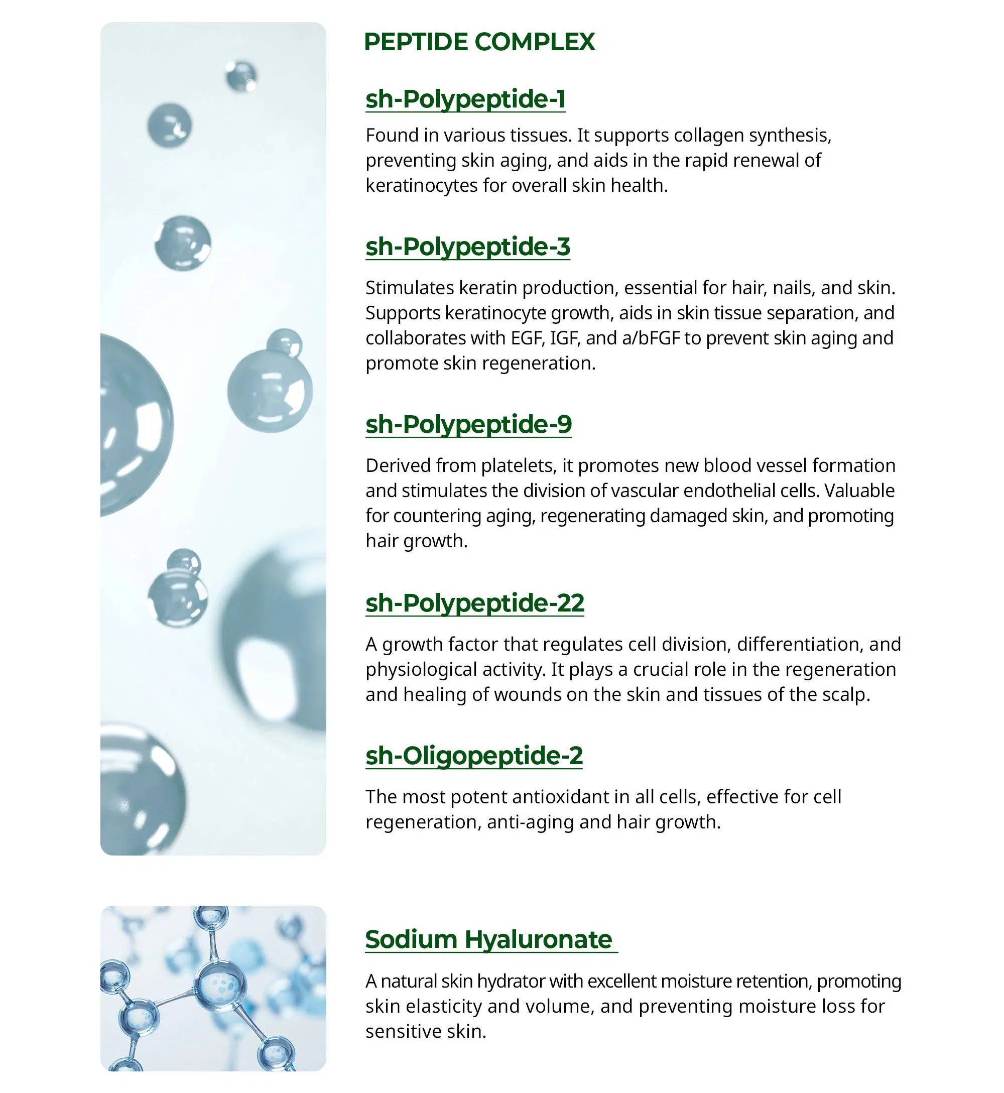 Hanheal Exosome Hair Filler · información del producto