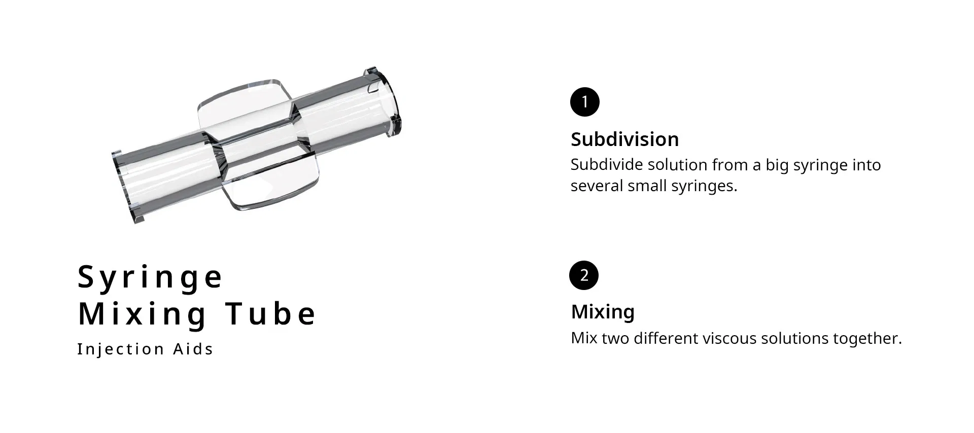 Syringe Mixing Tube (1pc) · product information
