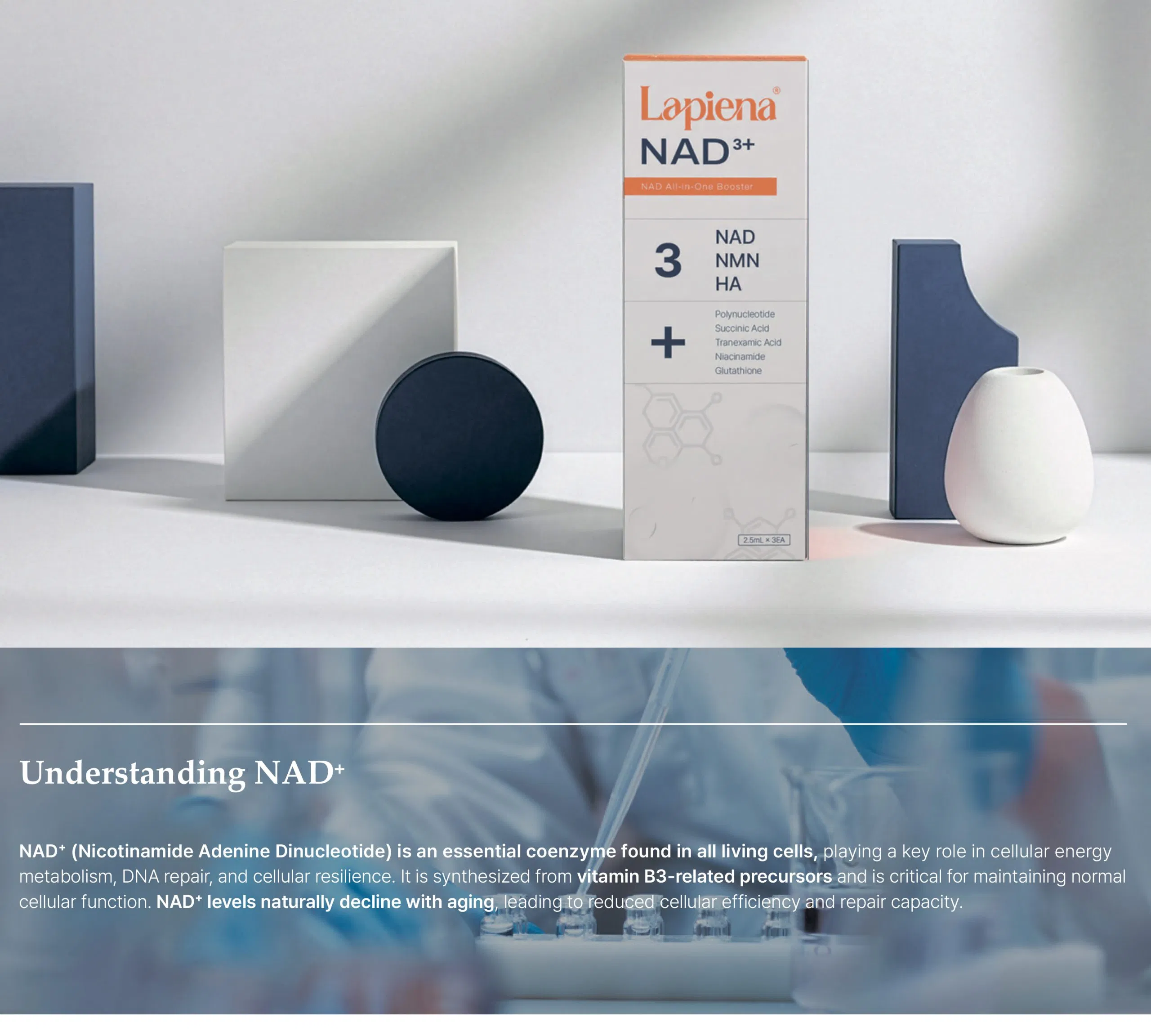 Lapiena NAD3+ · información del producto