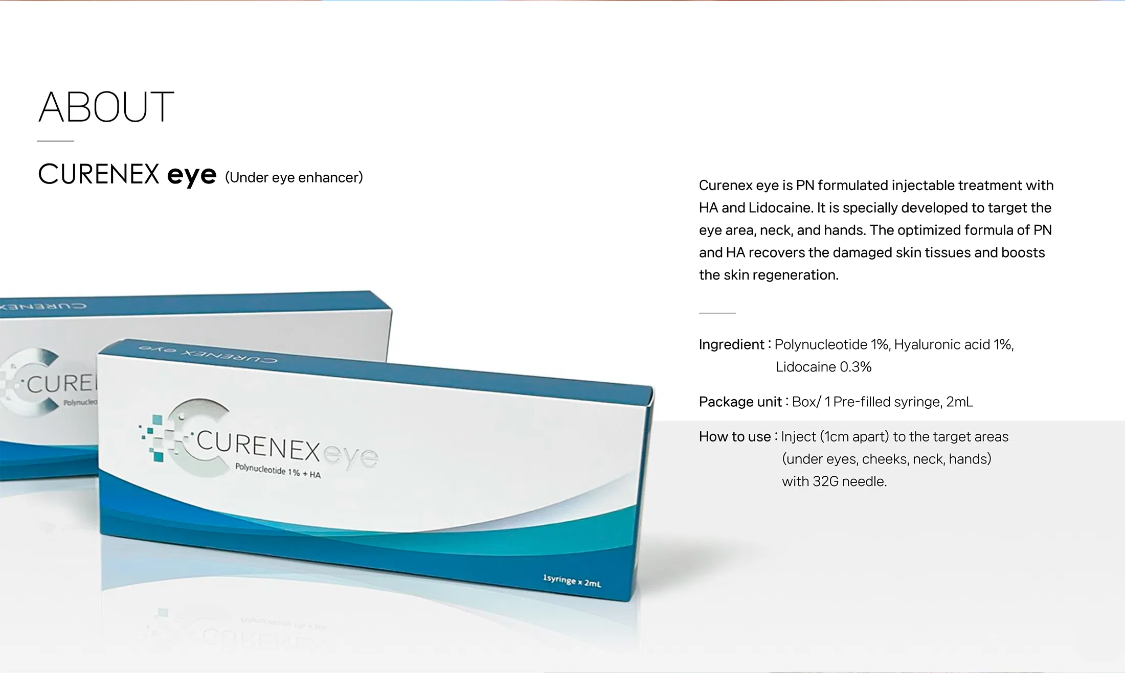 Curenex eye · product information