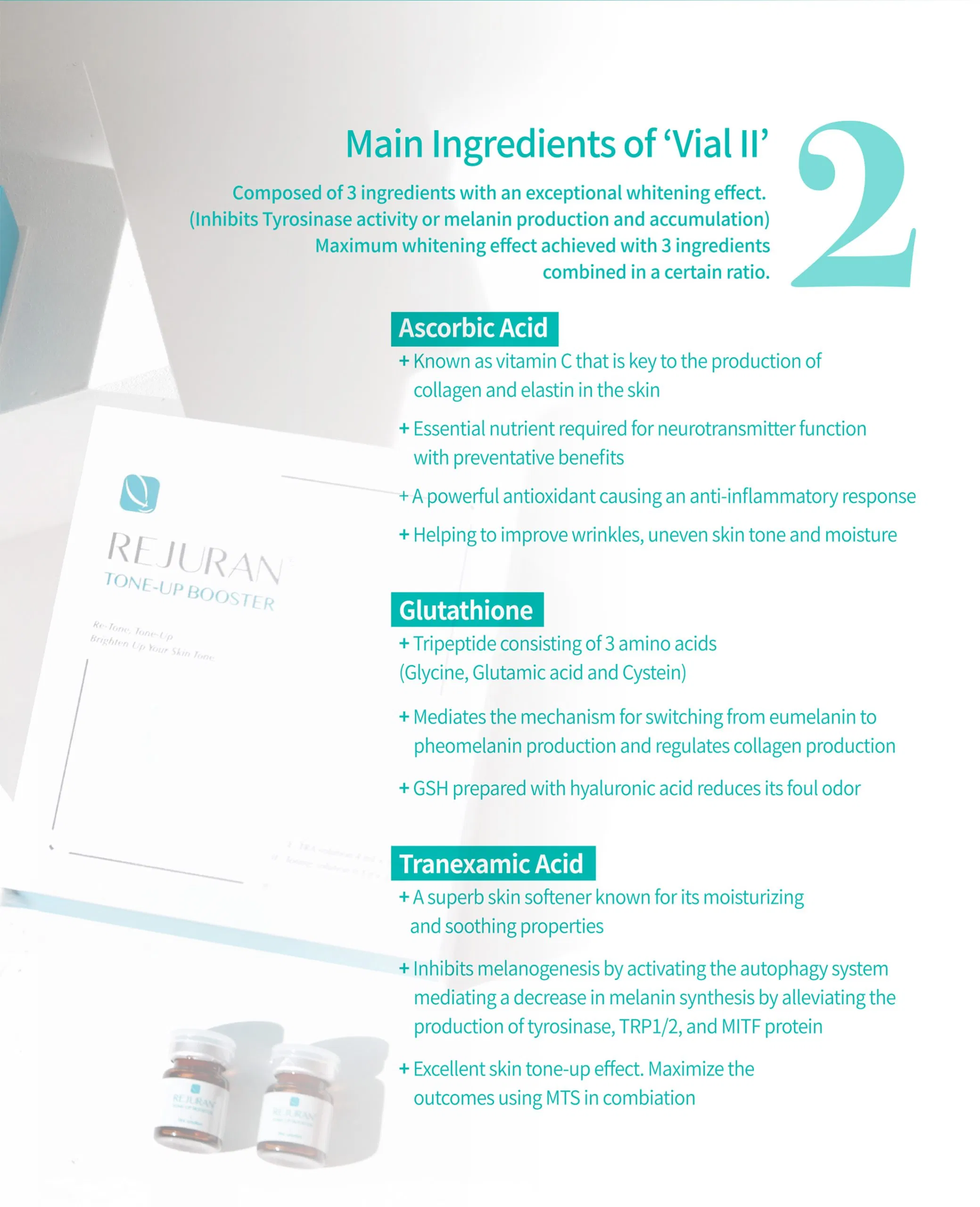Rejuran Tone Up Booster · información del producto