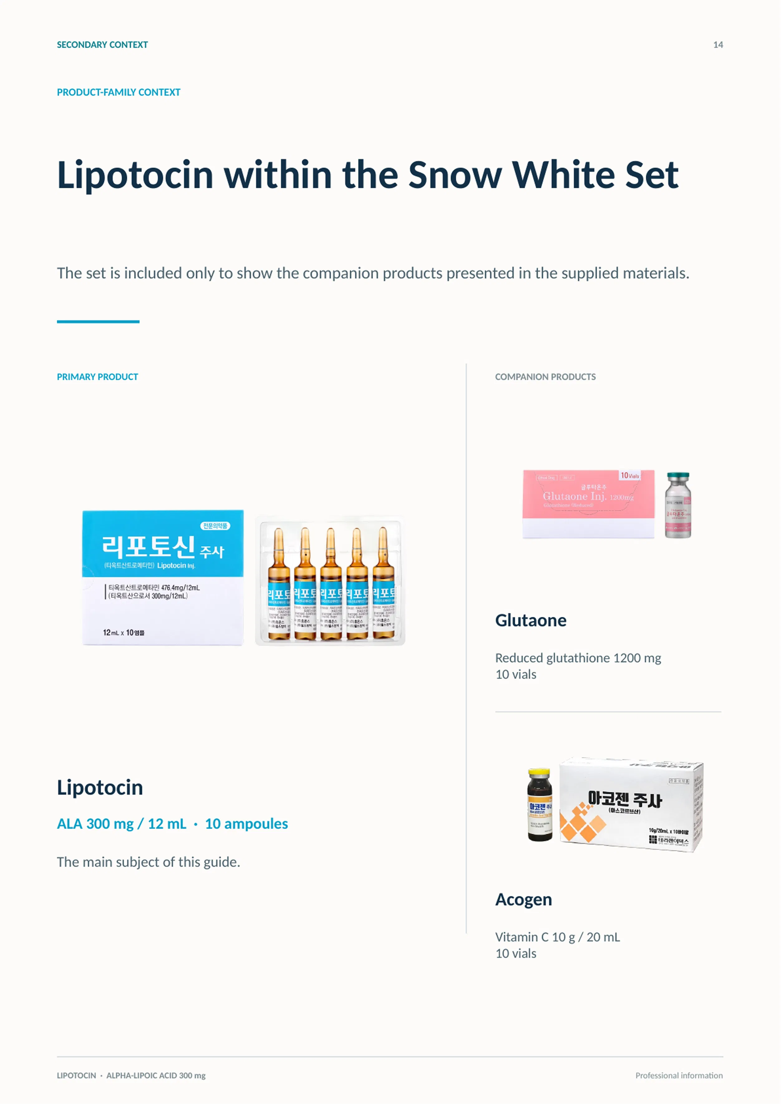Lipotocin Inj. 300mg · información del producto