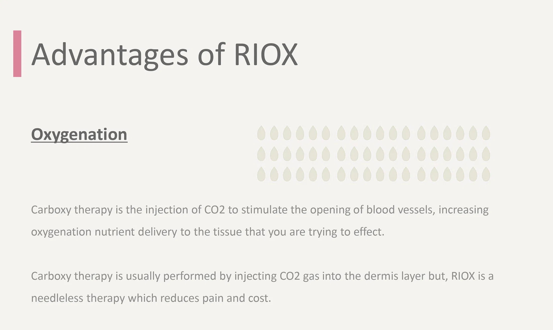 Riox, mascarilla de carbono CO2 rica en oxígeno · información del producto
