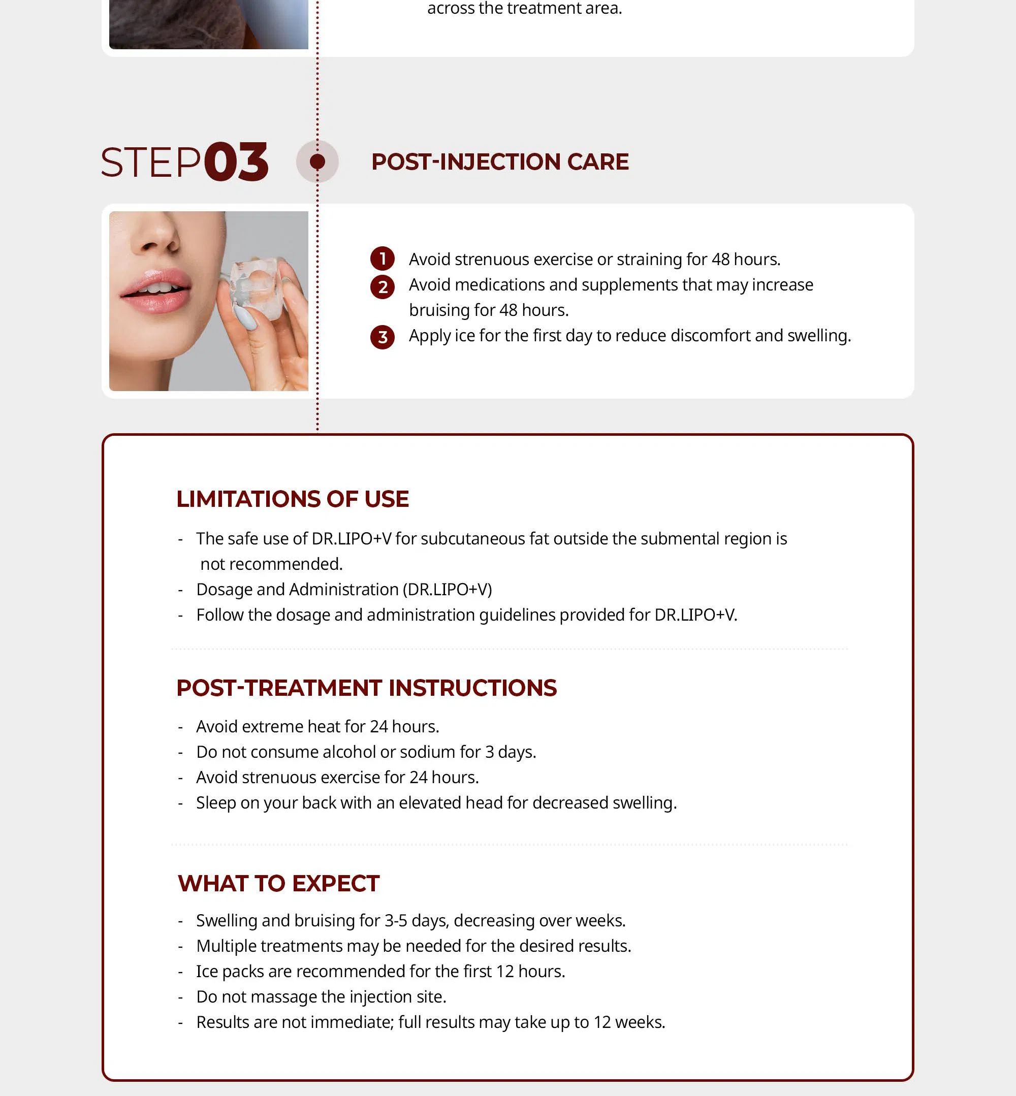 Dr. Lipo+ V (Face) · product information