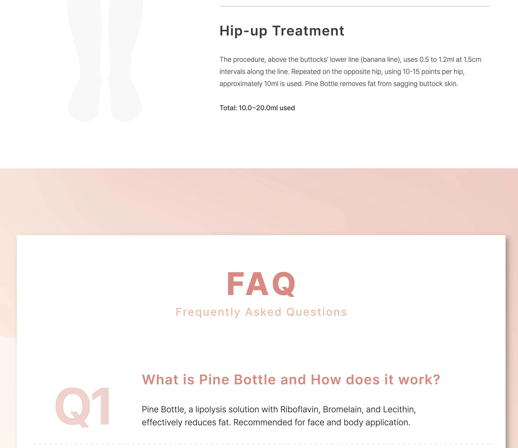 Pine Bottle · información del producto