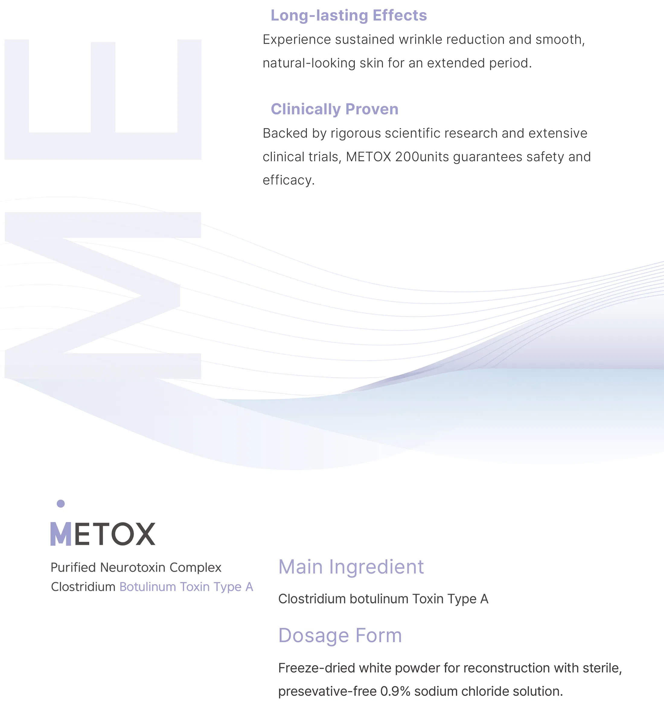 Metox 200 Units · product information